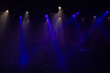 © Alejandro - lights and spotlights on stage before concert
