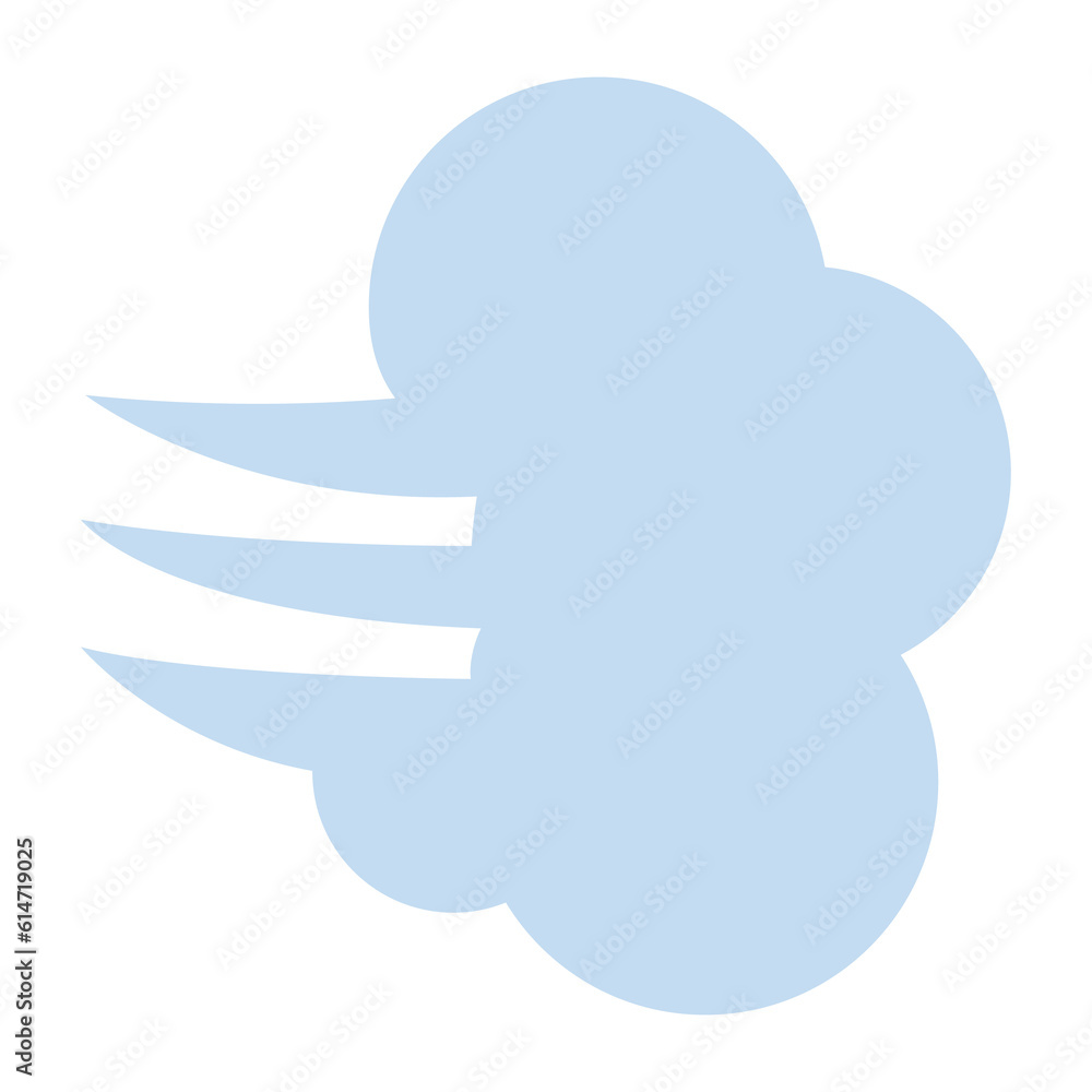 Illustration Stock Dashing Away vector emoji icon. A cartoon-styled ...