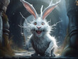 Rabbit monster illustration