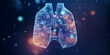 Human lungs and bronchi, Lungs Anatomy, generative Ai
