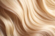 © onlyyouqj - Golden curly hair background. AI technology generated image