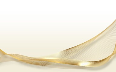 Abstract gold light threads background.