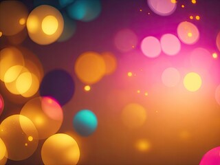 Wall Mural - colorful bokeh awards glamour background. ai generative