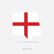 England flag bubble chat icon