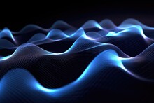 Sinfonía De Ondas: Interpretación Visual Futurista Y Cool Del Flujo Y Reflujo Del Sonido - Generative AI 10
