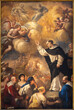 NAPLES, ITALY - APRIL 23, 2023: The painting of Sermon of St. Vincent Ferrer  in the church Basilica di Santa Maria della Sanita by Luca Giordano ( 1634 – 1705).	