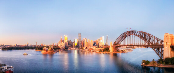 Canvas Print - D Sydney Kirribilli Mid centre pan