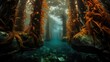 Behold the grandeur of towering kelp forests, swaying like an enchanted underwater forest. Generative AI