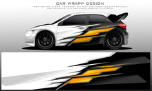 Car Livery Graphic Vector. Abstract Grunge Background Design For Vehicle Vinyl Wrap And Car Branding