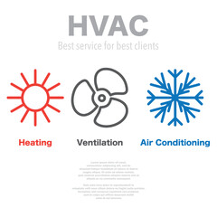 Sticker - HVAC company symbols