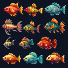 ocean fish aquarium ai generated