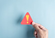 © Kiattisak - System warning caution sign symbol paper cut out. Notification error and maintenance concept. cyber attack on computer network. Cybersecurity vulnerability, data breach, illegal connection.