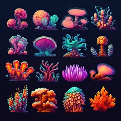 wildlife coral sea ai generated