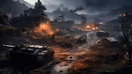 Military Game Environment Art