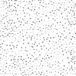 © Olga - Seamless abstract polka dot pattern. Black hand drawn drip points on white background. Stone terrazzo texture, ink blots stain, grain, paint splash, spray effect. Vector grunge splattered illustration