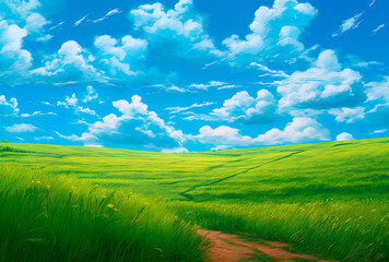 cloudy, gras, high gras, wallpaper, generative ai