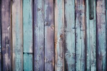 Vertical Rustic Greenish Purple Pastel Paint On Wood Plank, Painted Wood Texture For Decoration, Resource Interior Design