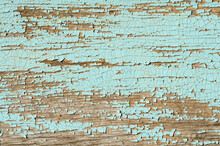 Wooden Grunge Wall Covered Cracked Paint
