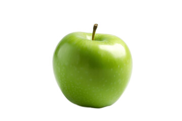 Wall Mural - Apple on Transparent Background, AI