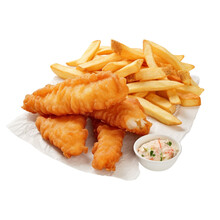 Fish And Chips Transparent Background, Png
