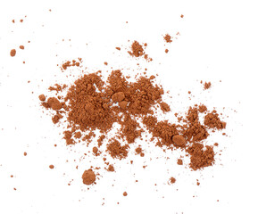 Canvas Print - Cocoa powder on transparent png