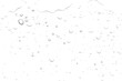 Water droplets on isolated background with PNG file.