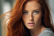 © Kalim - Image of young attractive woman with redhead