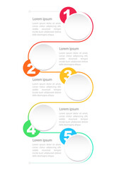 Wall Mural - manage pandemic stress infographic chart design template. abstract infochart with wavy contour. inst