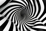 Fototapeta Perspektywa 3d - Weird black and white background Generative AI