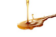Dripping Liquid Honey Transparent Isolated Sweetness, AI