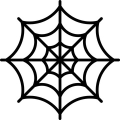 spider web silhouette vector. clipart, illustration