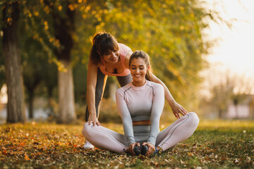 Canvas Print - Stretching In Nature