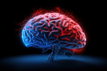 3d rendered illustration of human brain