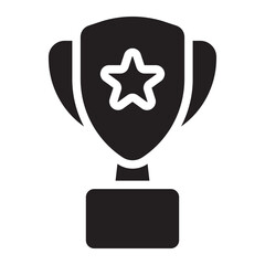 trophy glyph icon