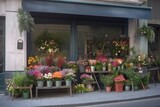 Fototapeta  - Flowers at a florist and flower shop