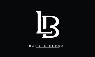 BL,  LB,  B,  L   Abstract  Letters  Logo  Monogram