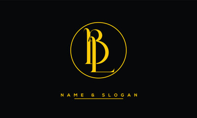 BL,  LB,  B,  L   Abstract  Letters  Logo  Monogram