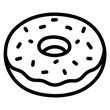 © smalllike - donut line icon style