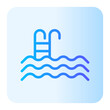 © ajat - swimming pool gradient icon