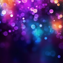 Wall Mural - Abstract background with lights. Bokeh abstract backgrounds. generative ai