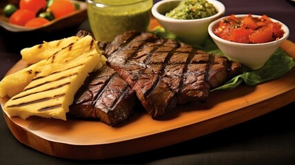 Wall Mural - Kenyan Grilled Delights: Nyama Choma Extravaganza