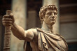 Roman education, emphasizing rhetoric, philosophy, and literature, contributing to intellectual development Generative AI