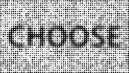 Wall Mural - choose comical dots halftone background animation