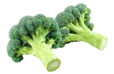 Wall Mural - Delicious fresh broccoli cut out