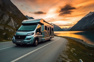 camper van image created with ia