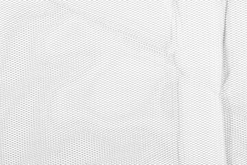 Transparency mosquito net isolated on white
