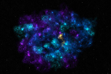 Starry galaxy dark infinite milky way twinkle cosmos astrology interstellar background