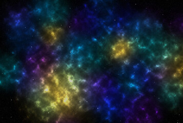 Starry galaxy dark infinite milky way twinkle cosmos astrology interstellar background