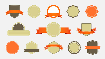 Wall Mural - Discount offer sale banners. Vintage badges and stickers for sale. Best deal price labels. Special offer tags. Vector templates design