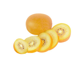 Poster - Juicy kiwi fruit isolated on transparent png